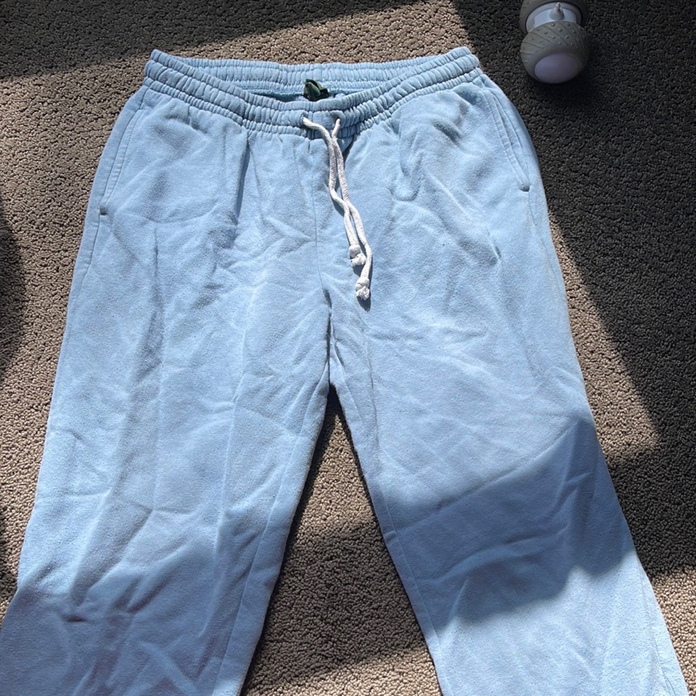 Baby blue jogger sweatpants